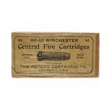 ".44-40 CF Cartridges By Peters (AM987)" - 1 of 2