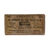 ".45 ACP Winchester Full Patch 230gr 37rds (AM466)" - 1 of 2