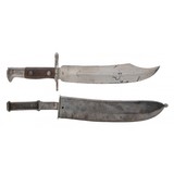 "Rare Krag Bowie Bayonet with Scabbard (MEW3208)" - 1 of 2