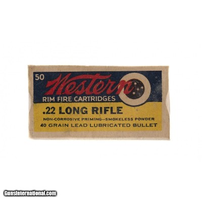 "Western .22 Long Rifle 50rd box (AM204)"