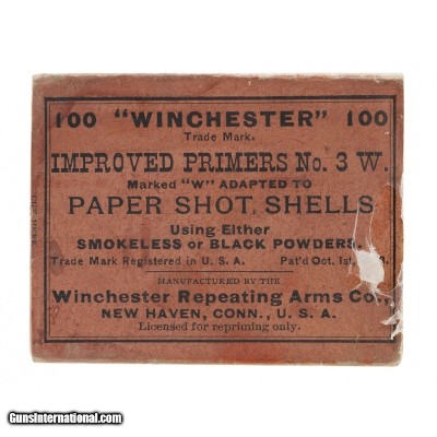"No.3 W Improved Primers For Paper Shot Shells (AN039)"