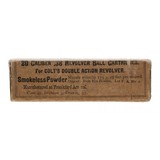 ".38 Caliber Revolver Ball Cartridges (AN083)" - 1 of 1