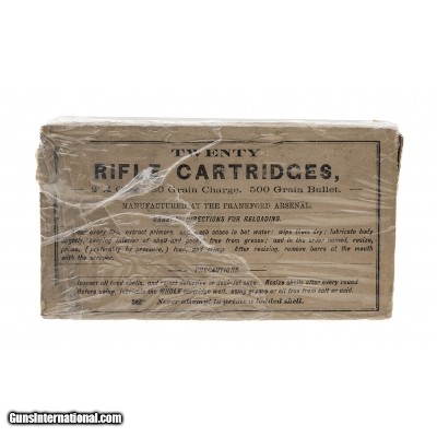 "45-80-500 2"".4 Case Rifle Cartridges (AN090)"