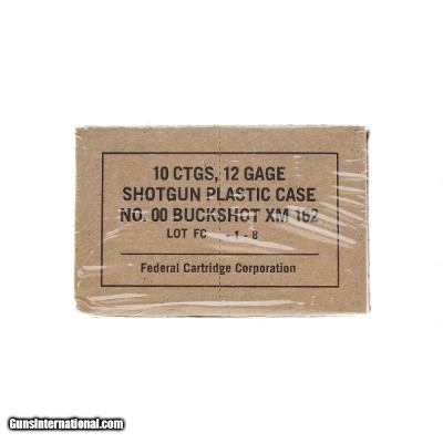 "12ga Plastic Case No.00 Buckshot (AN013)"