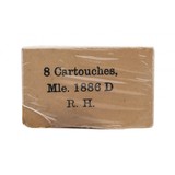 "8m/m Lebel Vintage Cartouches (AN021)"