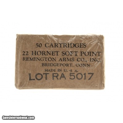 "22 Hornet US Air Force Survival Cartridges (AN074)"