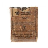 "7x64 Cartridges Made in Czechoslovakia (AN079)" - 1 of 3