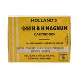 ".244 H&H Magnum For Holland`s Rifles (AN105)" - 1 of 2