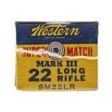 "22LR Super Match MKIII Rifle Cartridges (AN117)" - 1 of 2