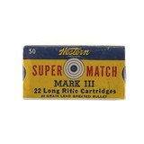 "22LR Super Match MKIII Rifle Cartridges (AN118)" - 1 of 2
