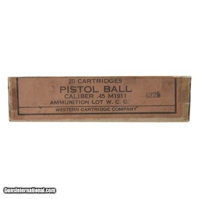 ".45 M 1911 Pistol Ball Cartridges (AM1080)"