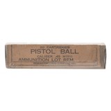 ".45 Cal. Pistol Ball M1911 Cartridges (AM1083)" - 1 of 1
