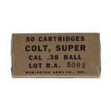 ".38 Colt Super Ball Cartridges (AM1092)" - 1 of 1