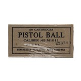 ".45 Cal. M1911 Pistol Ball Cartridges (AM1099)" - 1 of 1