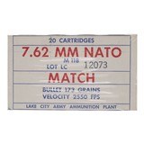 "7.62mm Nato Match Ammunition (AN156)" - 2 of 2