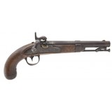 "U.S. Model 1836 Flintlock Pistol Converted to Percussion (AH4680)" - 1 of 7