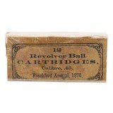 ".45 Caliber Revolver Ball Cartridges (AN057)" - 1 of 1