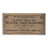 ".44 Caliber BLANK Cartridges For Pistols (AN047)" - 1 of 1