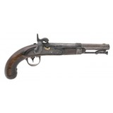"U.S. Model 1836 Flintlock Pistol Converted to Percussion (AH4681)" - 1 of 7