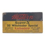 "32 Winchester Special, CF Smokeless Cartridges (AN151)" - 1 of 2