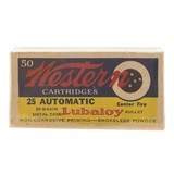 ".25 Automatic Cartridges By Western (AN134)" - 1 of 2
