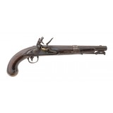 "U.S. Model 1819 North flintlock pistol dated 1822. (AH2589)"