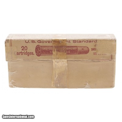 ".45-500 Government Smokeless CF Cartridges (AN144)"