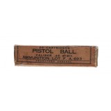 "45 Caliber Pistol Ball Cartridges for M 1911 by Frankford Arsenal (AN173)" - 1 of 2