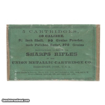 "40 Calibre Shells for Sharps Rifles (AN203)"