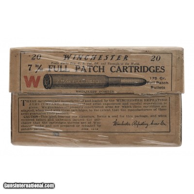 "7m/m Full Patch 175GR. Cartridges (AN209)"