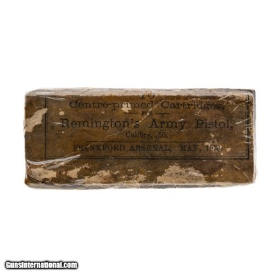 ".50 Calibre Remington`s Army Pistol Cartridges (AN212)"