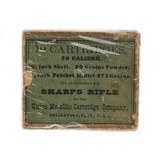 "50 Calibre Sharps Rifle Cartridges (AN215)" - 1 of 2