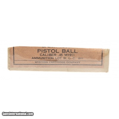 ".45 Caliber M 1911 Pistol Ball (AN228)"