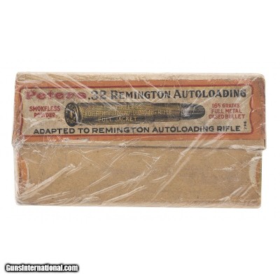 ".32 Remington Autoloading Rifle 165grs FMJ (AN206)"