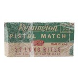 "22LR Pistol Match Partial Brick 400 Cartridges (AM1048)" - 1 of 1