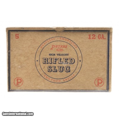 "12ga Rifled Slug No.120 2 ¾" (AM1062)"