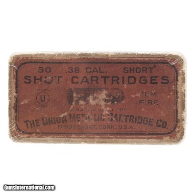".38 Cal. Short Rim Fire SHOT Cartridges by UMC. (AN183)"