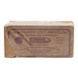 ".38 Automatic Colt Pistol Cartridges (AM260)" - 1 of 2