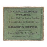 "40 Cal. Sharps Rifle Cartridges (AM1013)" - 1 of 1