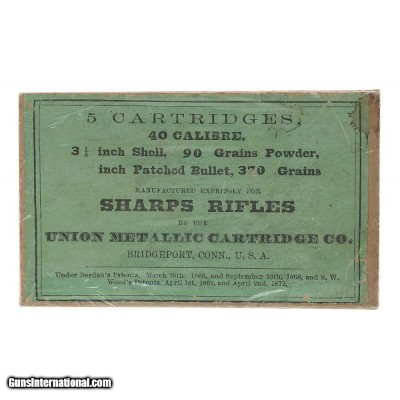 ".40 Cal.Sharps Rifle Cartridges (AM1014)"