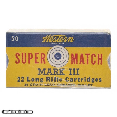 ".22LR Super Match MKIII Cartridges (AM321)"