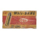 ".22Long Whiz-BANG RF Cartridges (AM323)" - 1 of 2