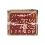 ".22LR Palma Match Lesmok Cartridges (AM324)" - 2 of 2