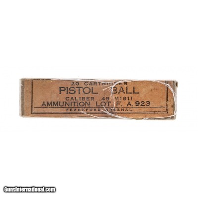 ".45Cal. M1911 Pistol Ball (AM1034)"
