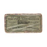 ".38 Cal. Short Rim-Fire Cartridges (AM418)" - 1 of 1