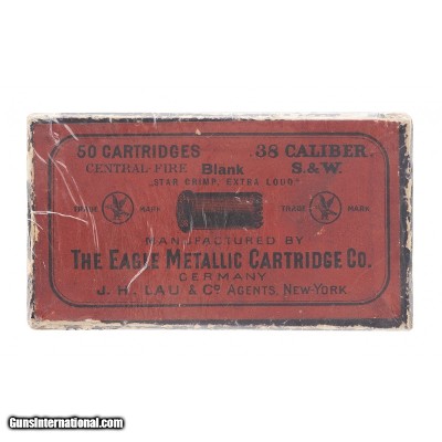 ".38 S&W Blank EMPTY BOX (AM429)"