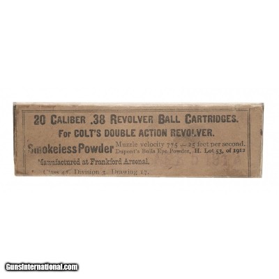 ".38 Revolver Ball Cartridges (AM277)"
