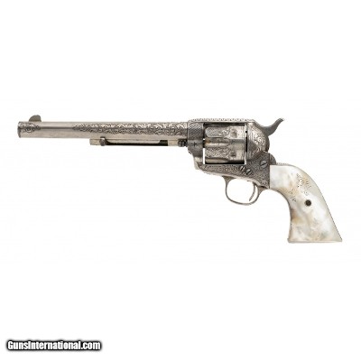 "Beautiful New York Engraved Colt Single Action Army .45 Long Colt (AC545)"
