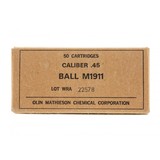 ".45 Cal.
Ball M1911 Ammo.(AM366)"
