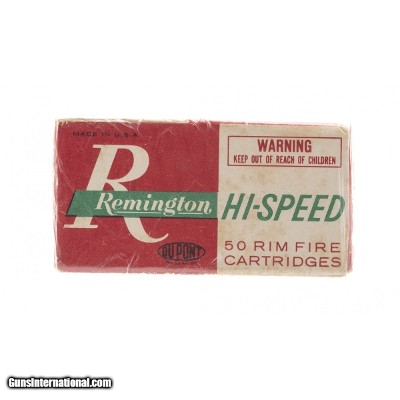 ".22 Long Hi-Speed RF Cartridges (AM268)"